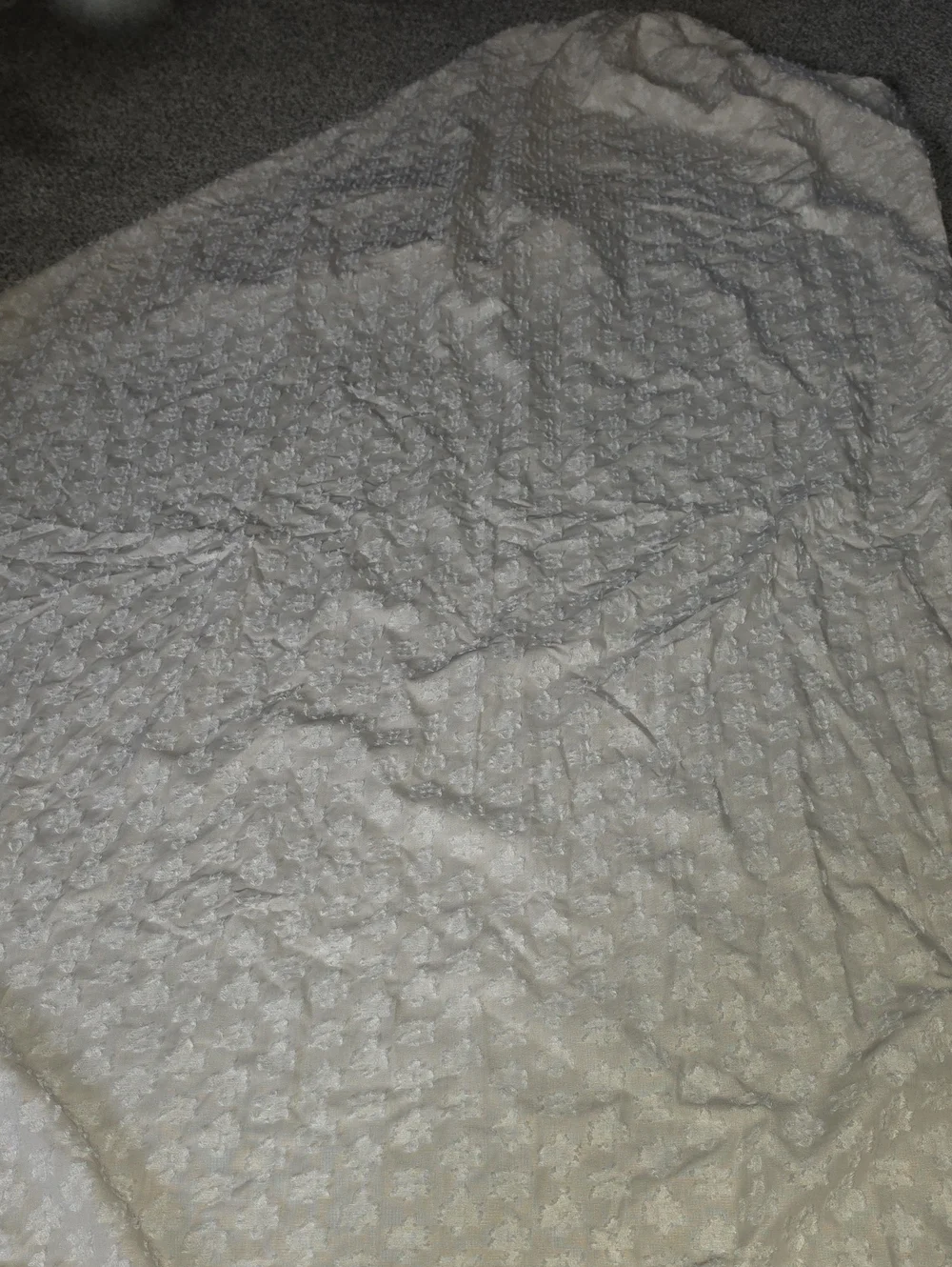 Threshold clipped texture light filtering natural 84 x 50 curtain panel
